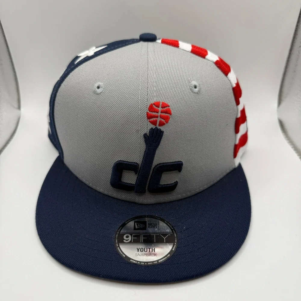 New Era 9FIFTY‎ Washington Wizards Youth Snapback Hat City Edition Stars Stripes